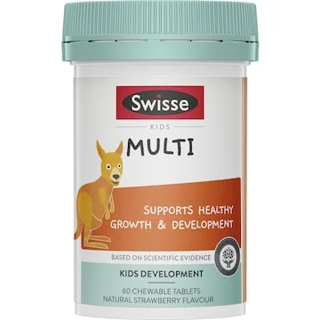 Swisse小袋鼠儿童复合维生素咀嚼片 60片 保质期2028.3